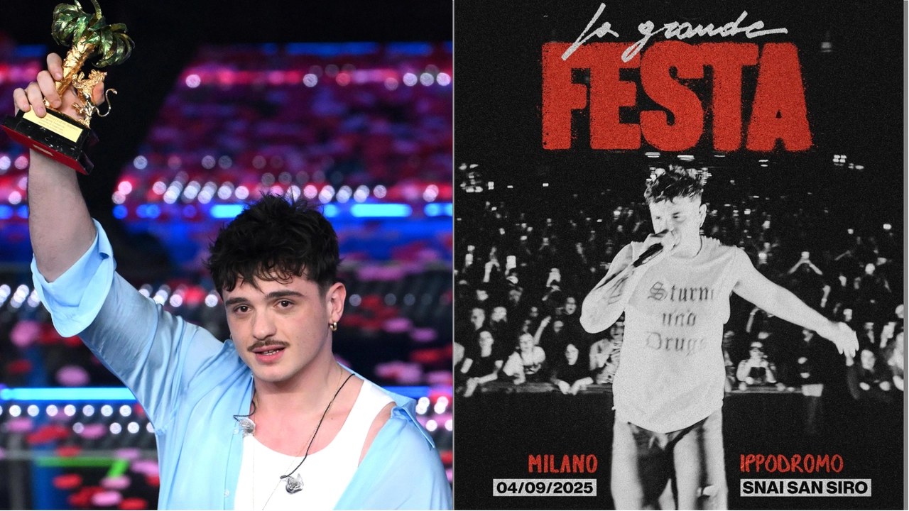 Olly e "La grande festa" a Milano Olly e "La grande festa" a Milano