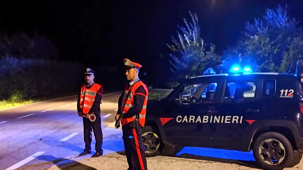 Uno dei carabinieri che hanno tentato di fermare la donna è rimasto ferito in modo lieve Uno dei carabinieri che hanno tentato di fermare la donna è rimasto ferito in modo lieve