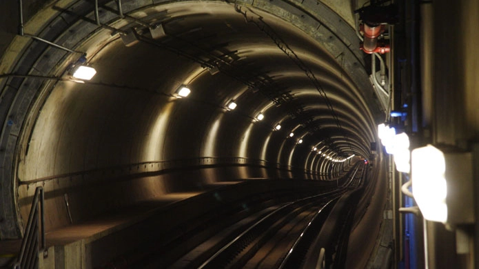 Tunnel della metropolitana (Foto d'archivio) Tunnel della metropolitana (Foto d'archivio)