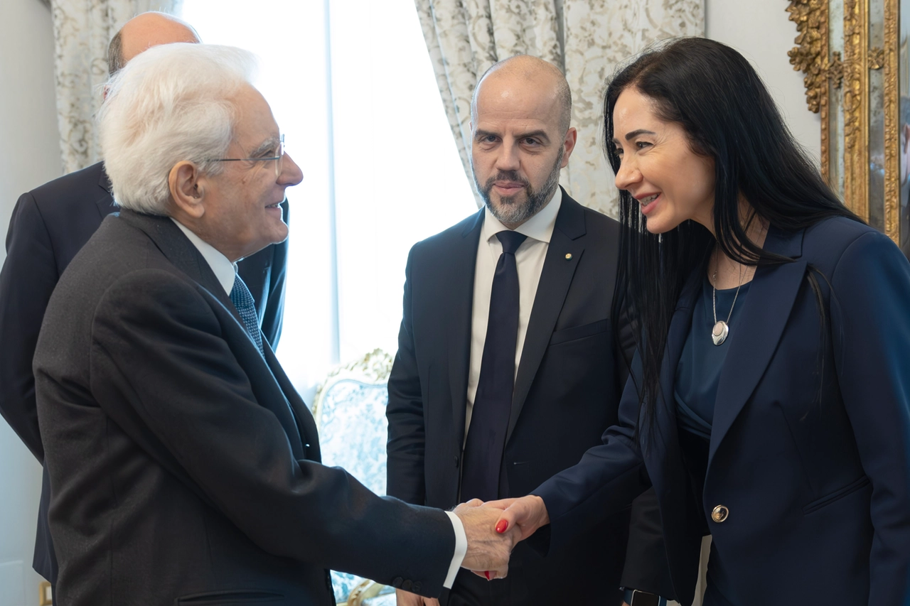 Il capo della Stato e la rettrice Brambilla