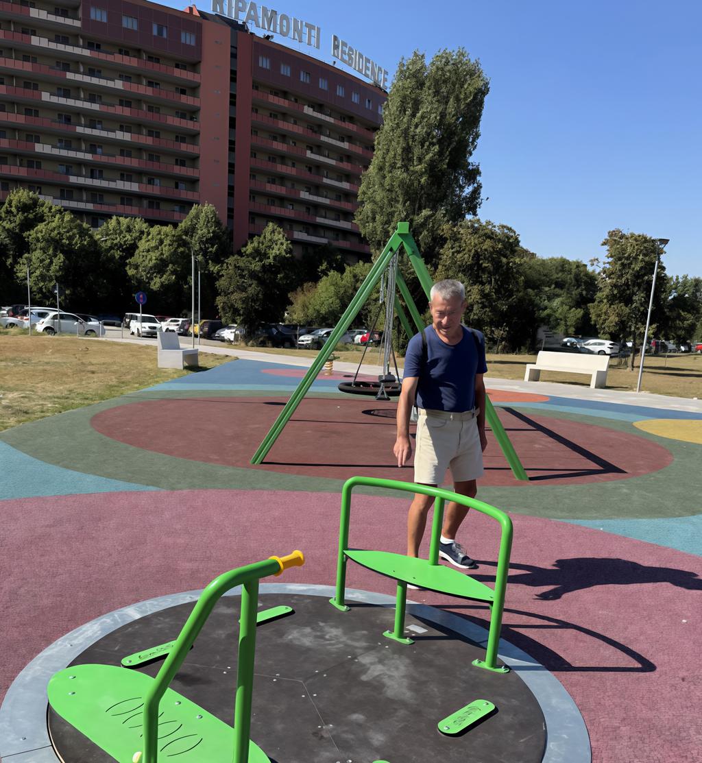 Taglio del nastro al “Parco della Pace“ Taglio del nastro al “Parco della Pace“