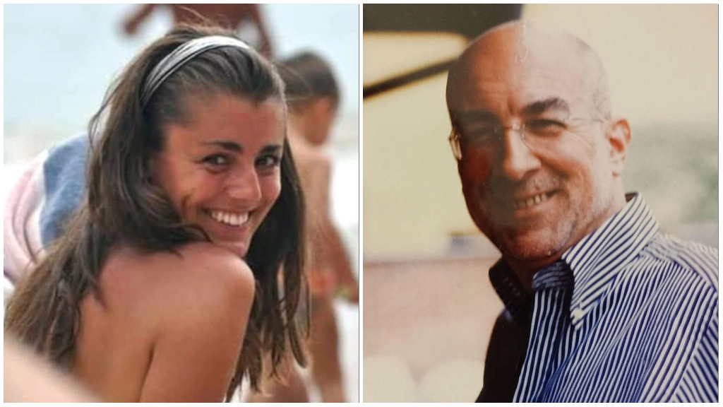Lavinia Limido; a destra, il padre Fabio