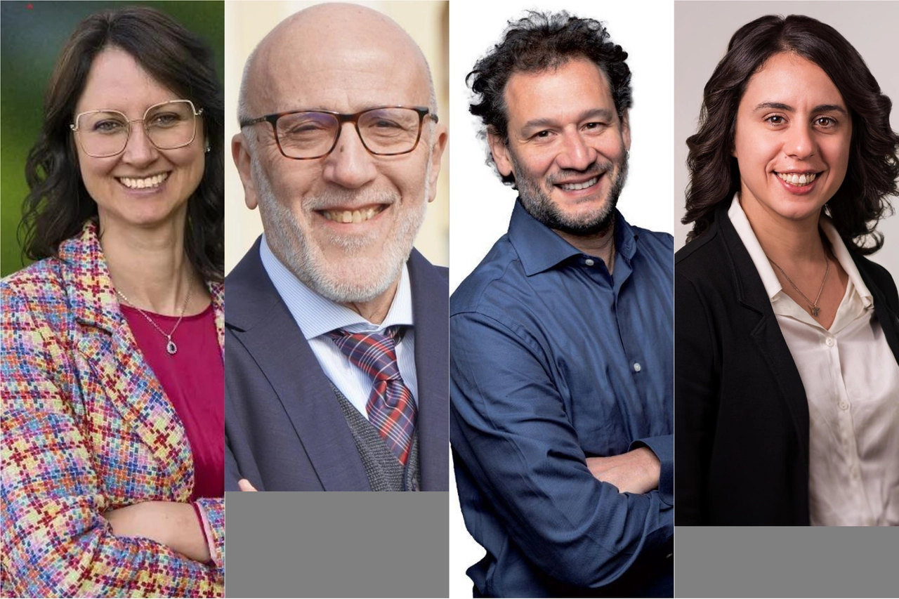 Cernusco sul Naviglio, i quattro candidati sindaco: Paola Colombo, Claudio Mereghetti, Danilo Radaelli e Valentina Tedesco