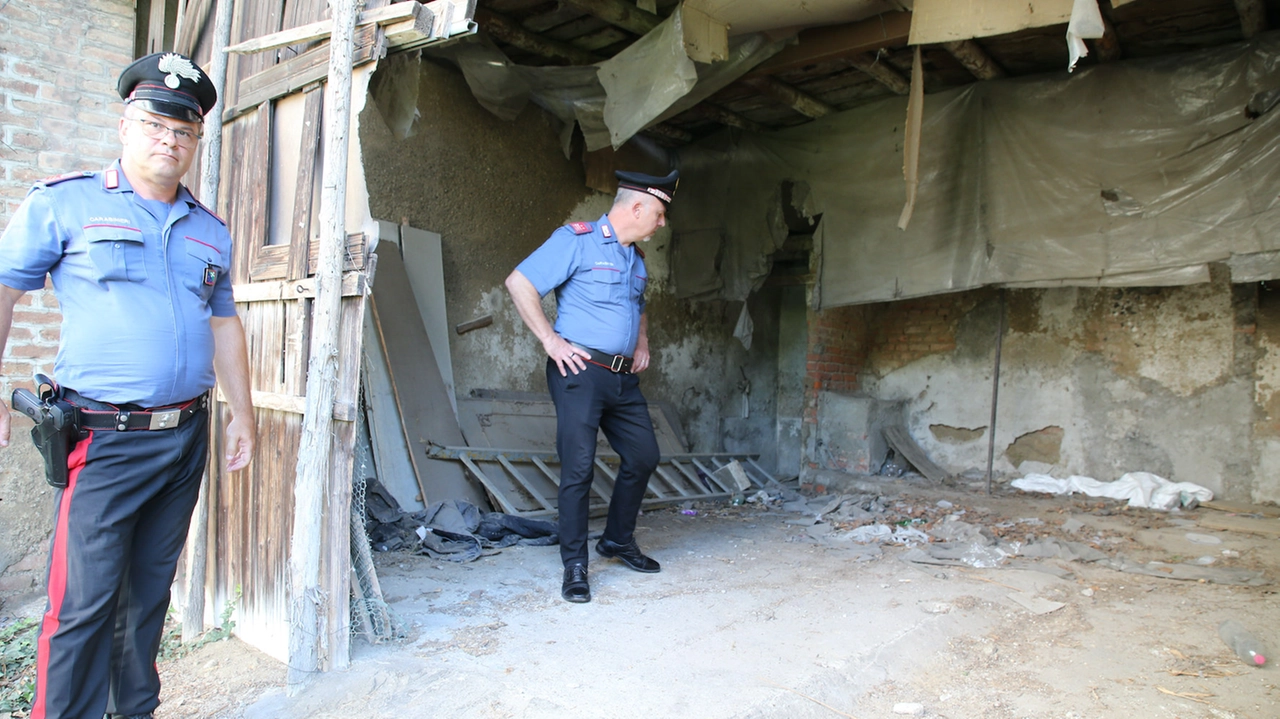 Il luogo dell'omicidio a Macherio