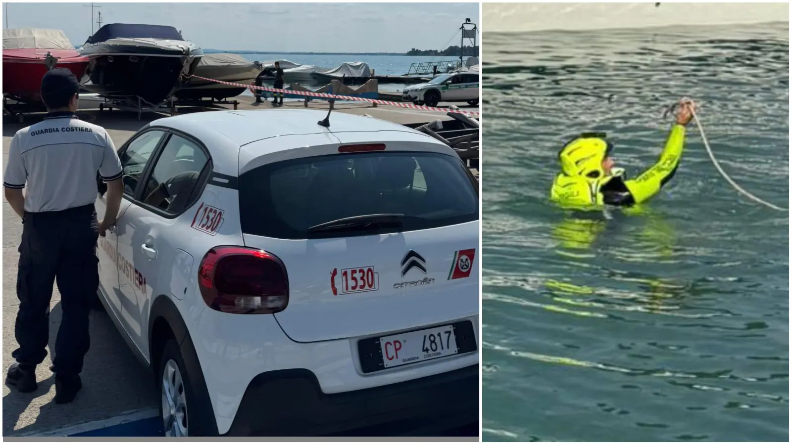 Padenghe sul Garda: operaio cade dal ponte di una barca e annega