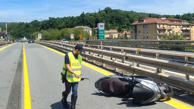 Lo schianto sulla A7 Lo schianto sulla A7