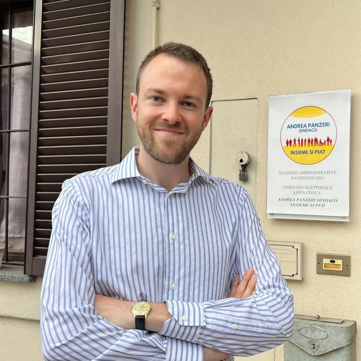 Il sindaco Andrea Panzeri