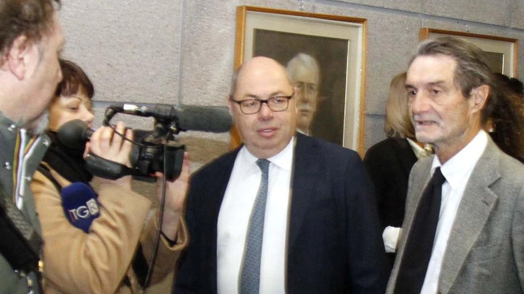 Il direttore generale dell’Asst di Lecco Marco Trivelli con il presidente della Regione Attilio Fontana