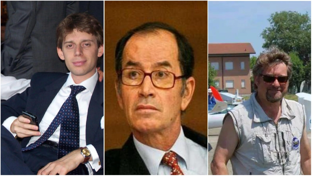 Le vittime, da sinistra l’avvocato Lorenzo Alberto Claris Appiani, il giudice Fernardo Ciampi e Giorgio Erba Le vittime, da sinistra l’avvocato Lorenzo Alberto Claris Appiani, il giudice Fernardo Ciampi e Giorgio Erba