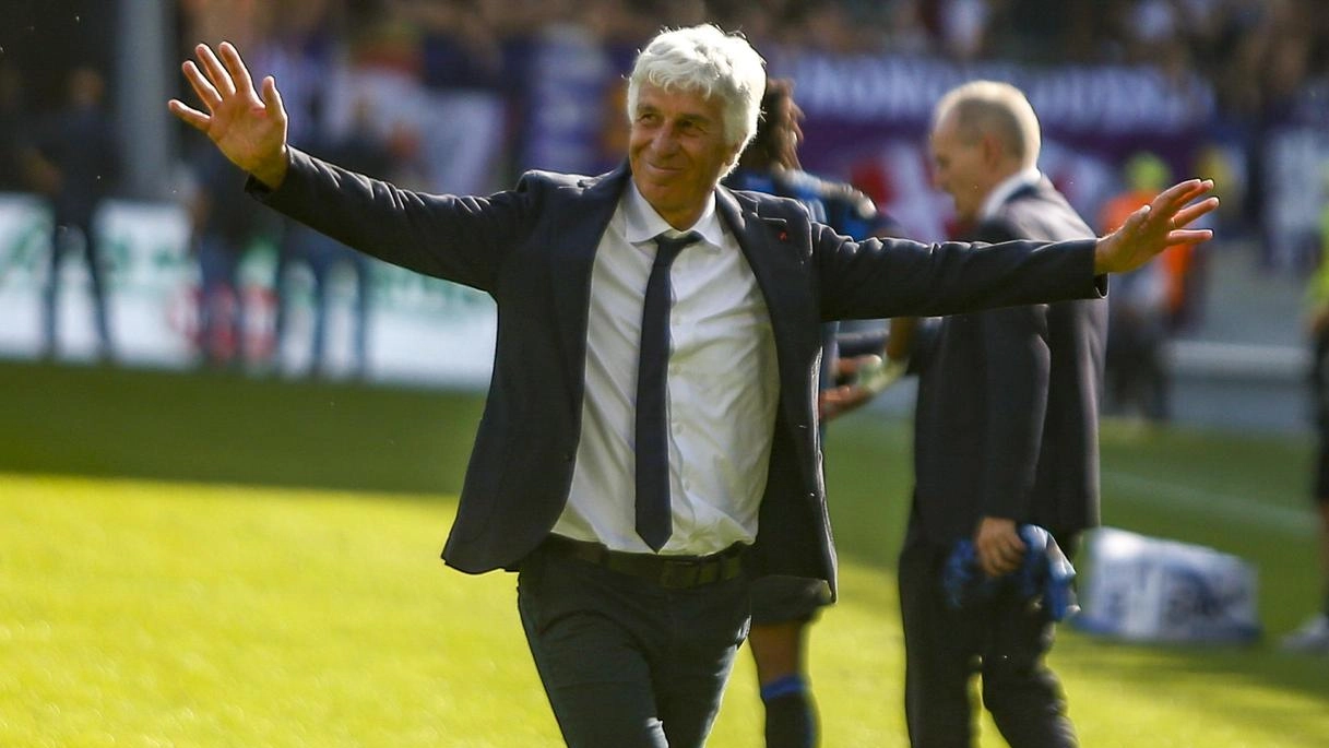 Gian Piero Gasperini, tecnico dell’Atalanta detentrice dell’Europa League Gian Piero Gasperini, tecnico dell’Atalanta detentrice dell’Europa League