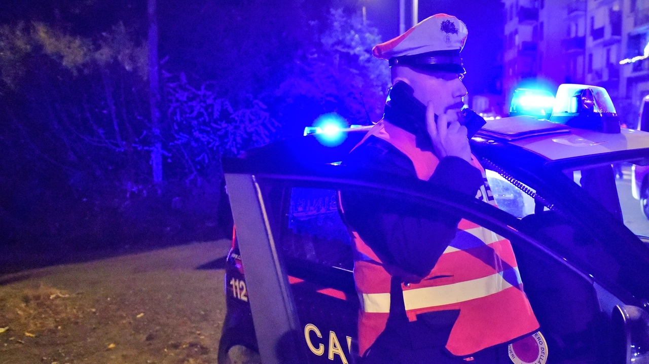Posto di blocco dei carabinieri Posto di blocco dei carabinieri
