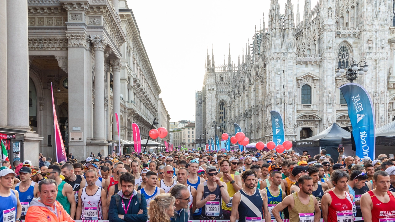 La partenza della Wizz air Milano Marathon dello scorso anno La partenza della Wizz air Milano Marathon dello scorso anno