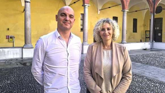 Da sinistra Luca Foletti e Paola Rossi che scendono in campo con la lista “Il Bene Comune“