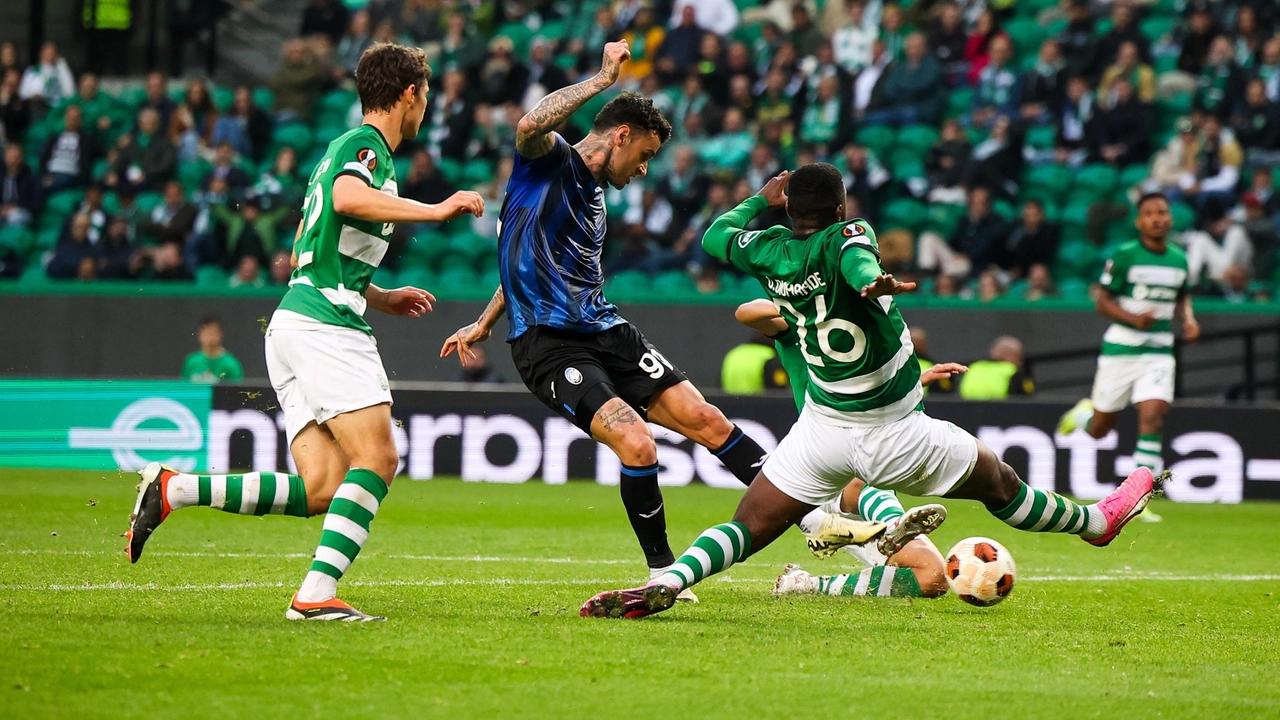 L’Atalanta mette sotto lo Sporting Lisbona: Scamacca in gol ma l’1-1 è bugiardo