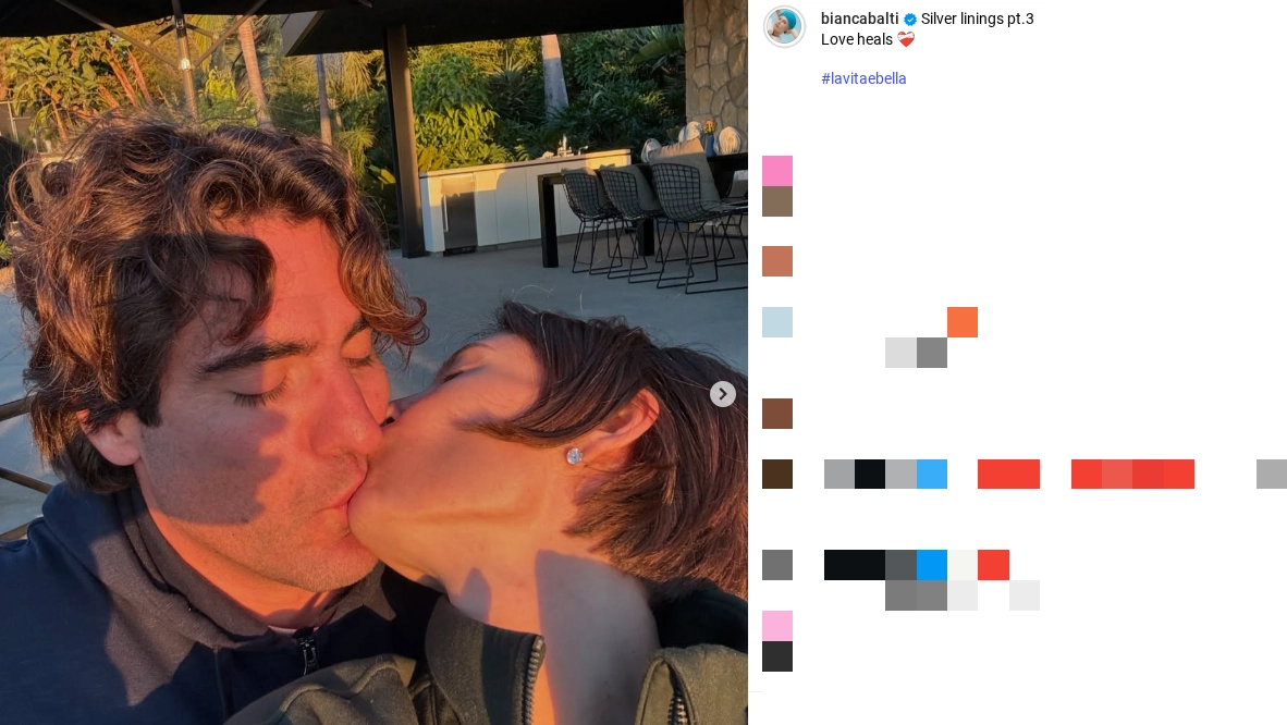 Bianca Balti e Alessandro Cutrera (Foto profilo instagram)