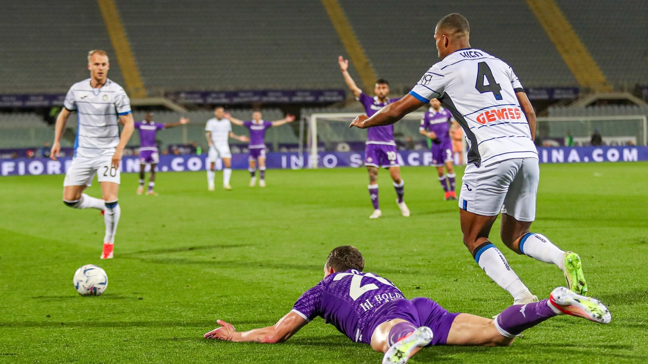 A Firenze l’Atalanta limita i danni e perde 1-0: si deciderà tutto a Bergamo