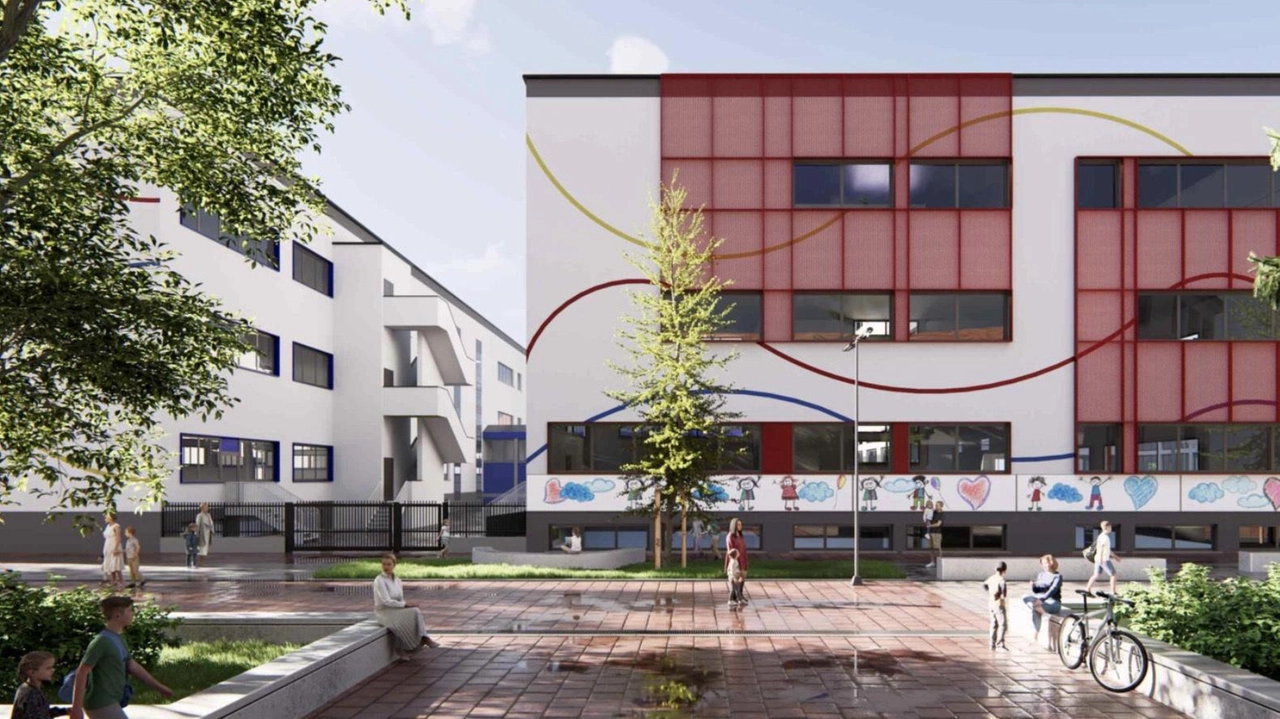 Cantiere progettato per non interferire sull’attività didattica, durerà un anno e mezzo. La preside: "Sarà anche un momento educativo". Prevista l’eliminazione delle barriere .