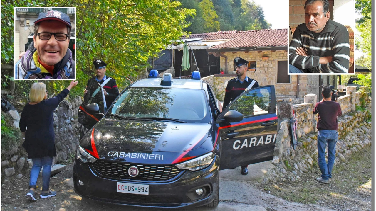 Cosimo Errico, a sinistra il luogo dell'omicidio e Surinder Pal Cosimo Errico, a sinistra il luogo dell'omicidio e Surinder Pal