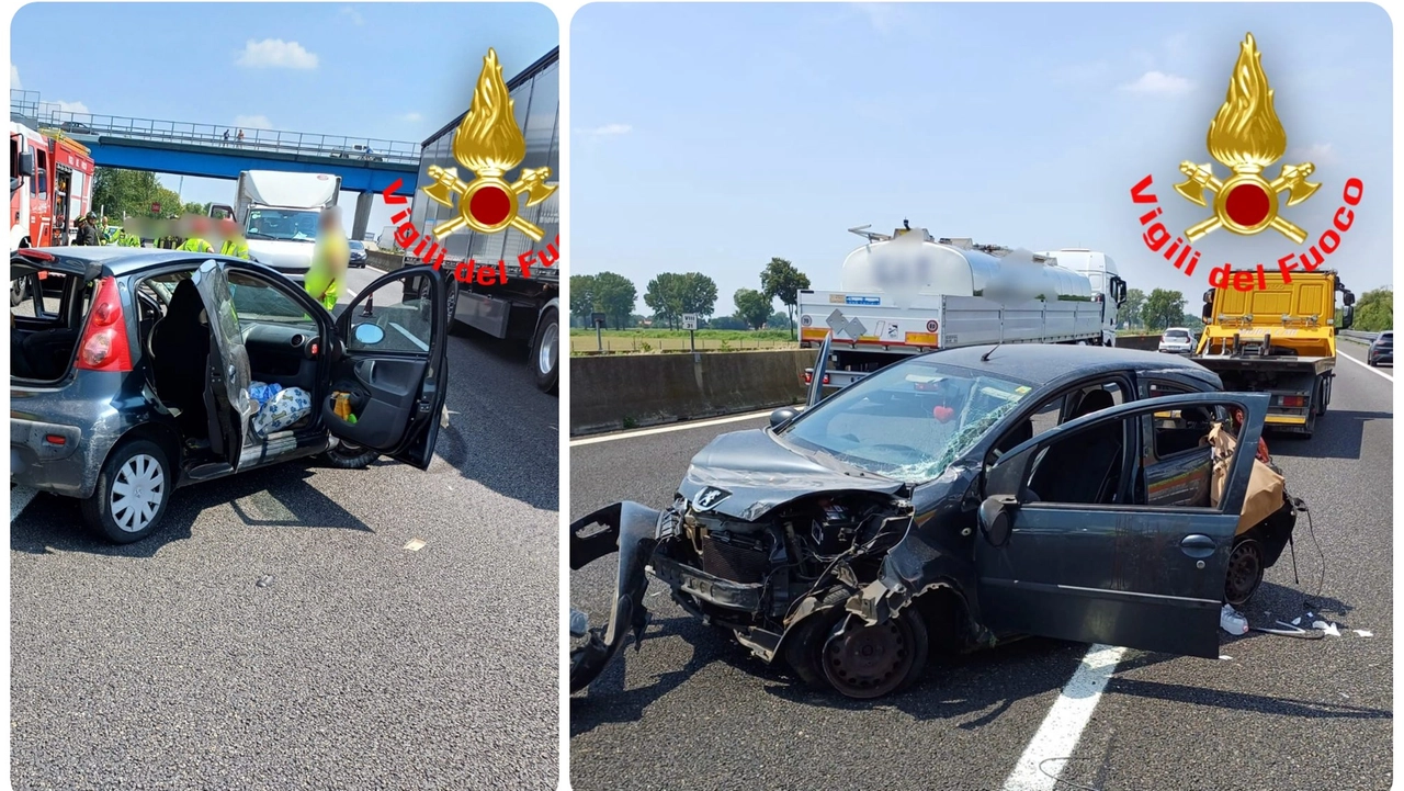 Incidnete tra due auto e un furgone tra Borghetto Lodigiano e Lodi