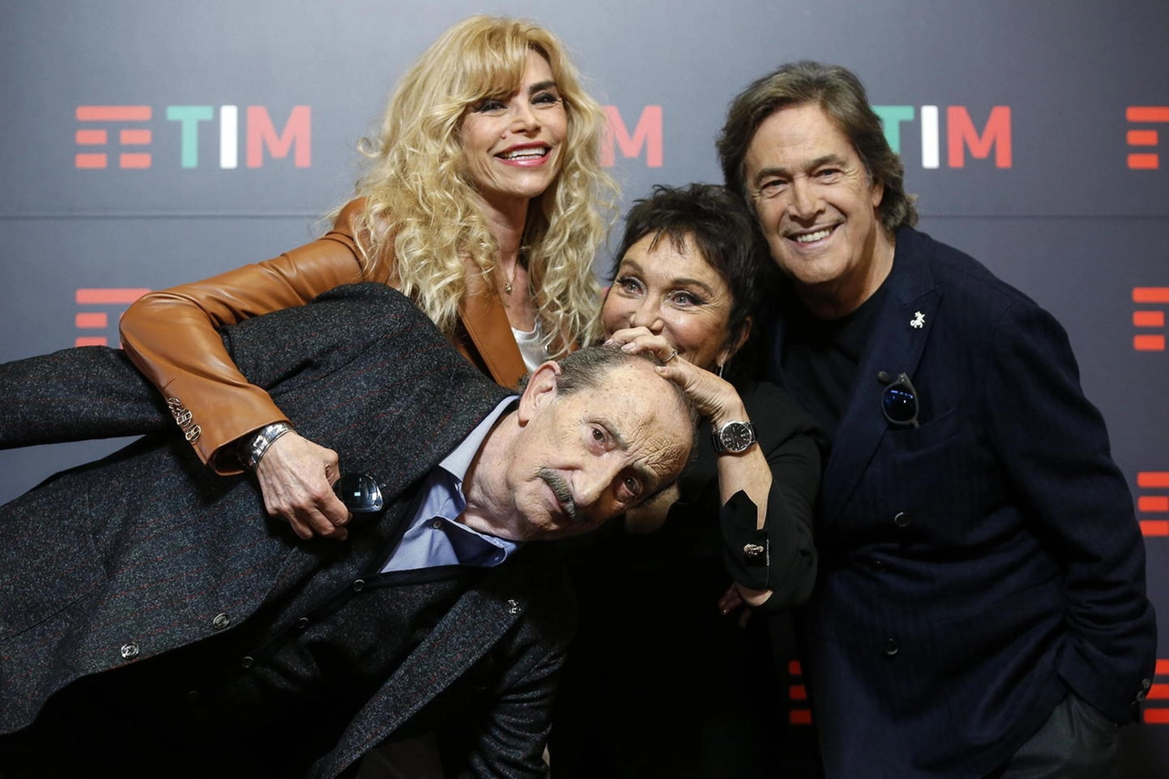 Marina Occhiena, Franco Gatti, Angela Brambati and Angelo Sotgiu al Festival di Sanremo 2020