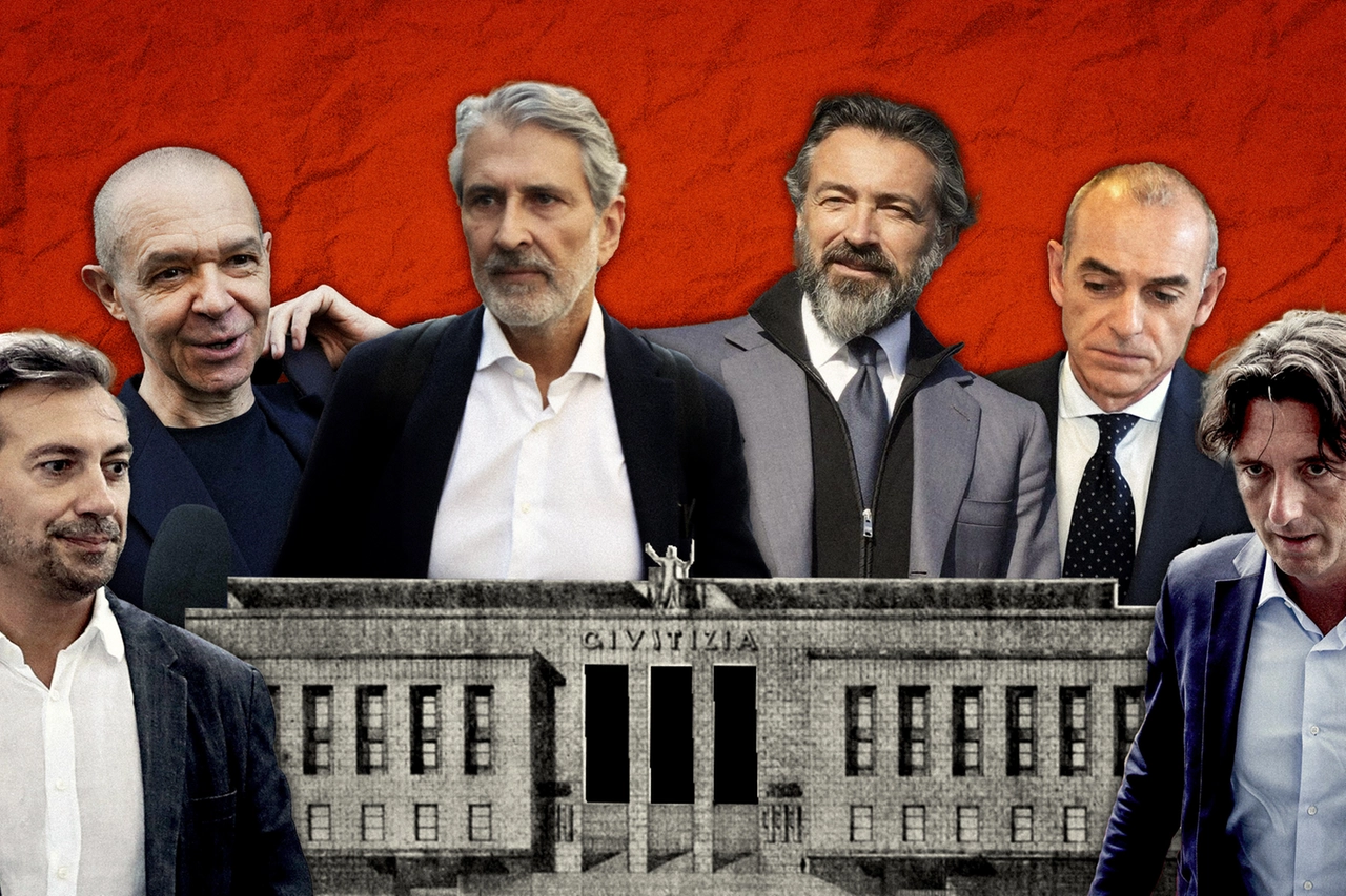 Inchiesta urbanistica a Milano, i sei indagati interrogati a Palazzo di Giustizia: Alessandro Scandurra, Giuseppe Marinoni,  Giancarlo Tancredi, Manfredi Catella, Andrea Bezziccheri e Federico Pella