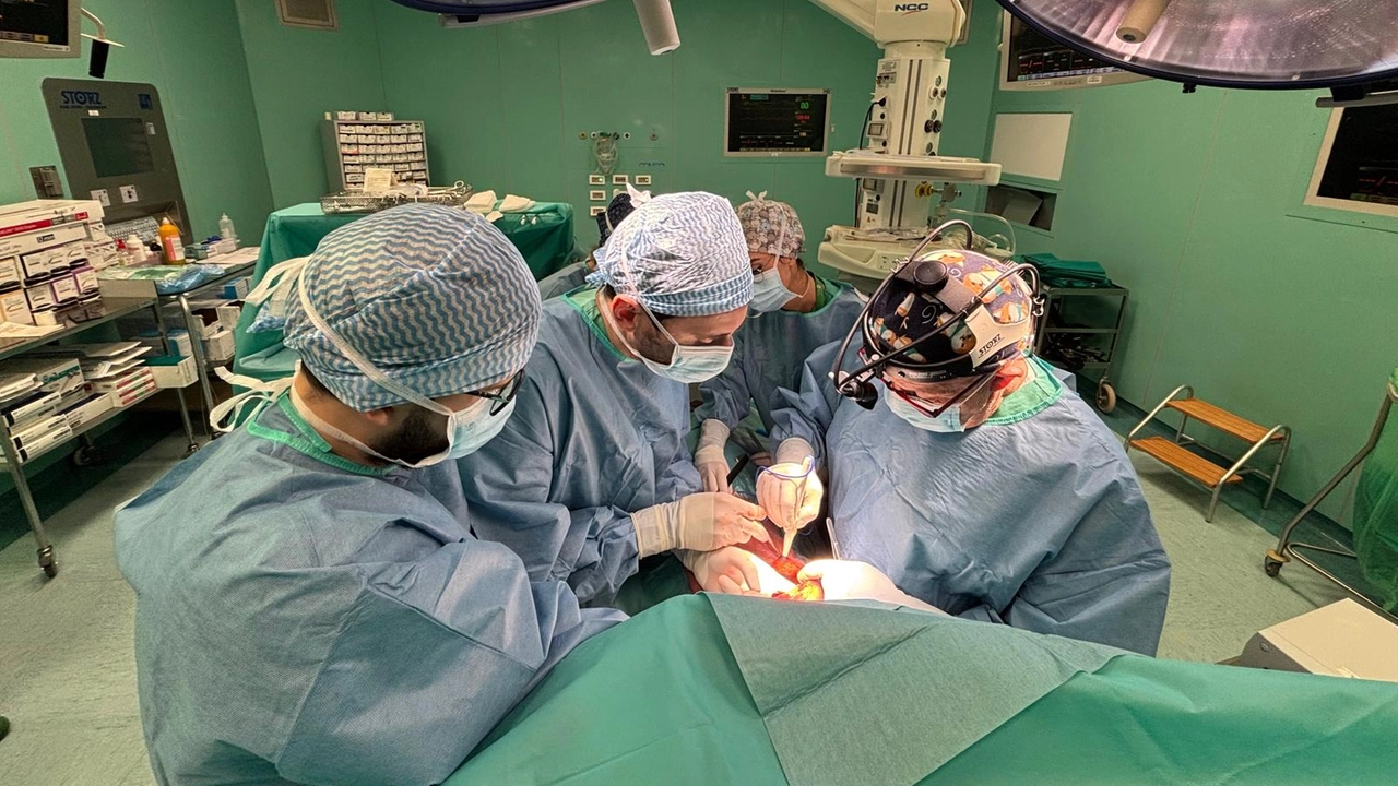 Un intervento chirurgico da Massimo Torre, direttore della Chirurgia toracica dell’ospedale Niguarda di Milano, e dalla sua equipe Un intervento chirurgico da Massimo Torre, direttore della Chirurgia toracica dell’ospedale Niguarda di Milano, e dalla sua equipe