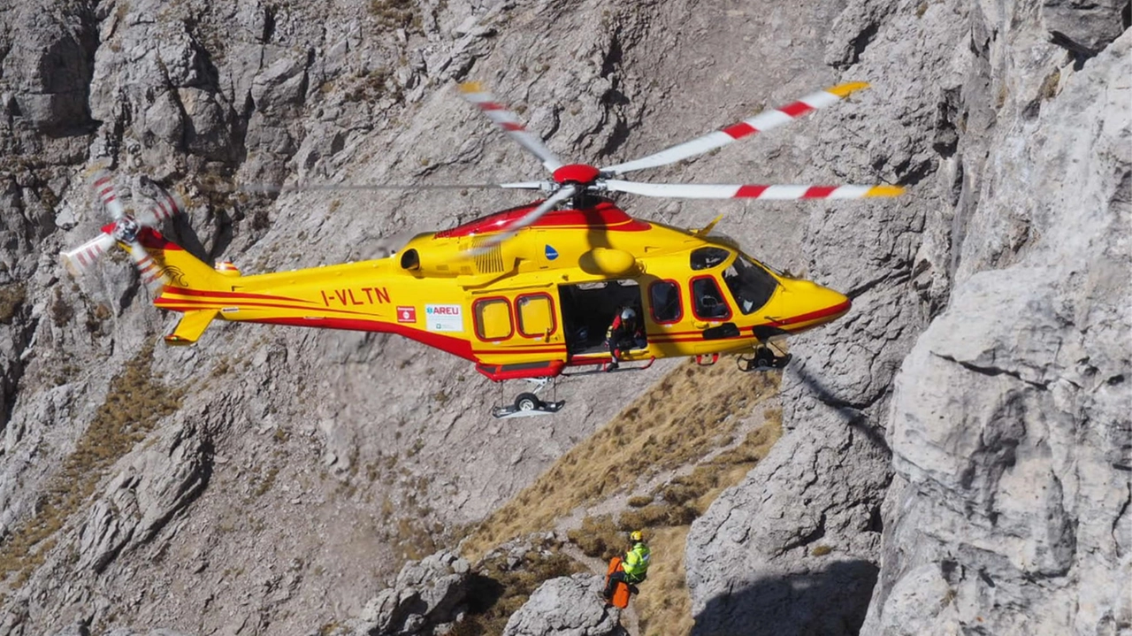 Elisoccorso in azione (Foto archivio)