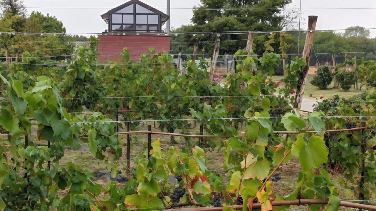 La vigna della Cascina Paiosa potrebbe finalmente regalare il suo primo Merlot La vendemmia tra pochi giorni