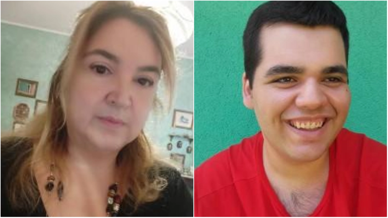 Assunta Aiello e suo figlio Pietro, che compirà 30 anni il prossimo gennaio