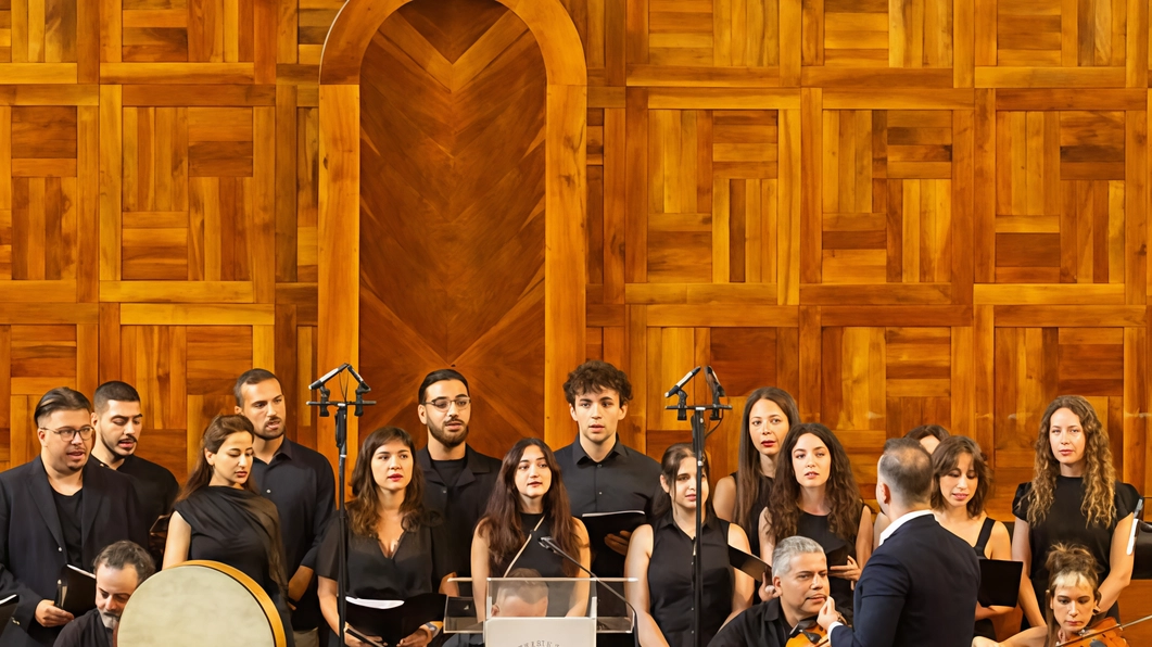 Il coro in lingua araba dell’ateneo oggi conta circa trenta membri tra voci e strumentisti Il coro in lingua araba dell’ateneo oggi conta circa trenta membri tra voci e strumentisti