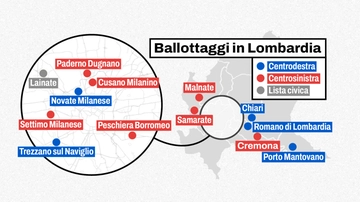 Tutti i sindaci eletti in Lombardia: i risultati di oggi nei 13 comuni al ballottaggio