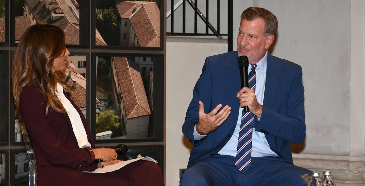 L’ex sindaco Bill de Blasio ospite d’onore a Pavia L’ex sindaco Bill de Blasio ospite d’onore a Pavia
