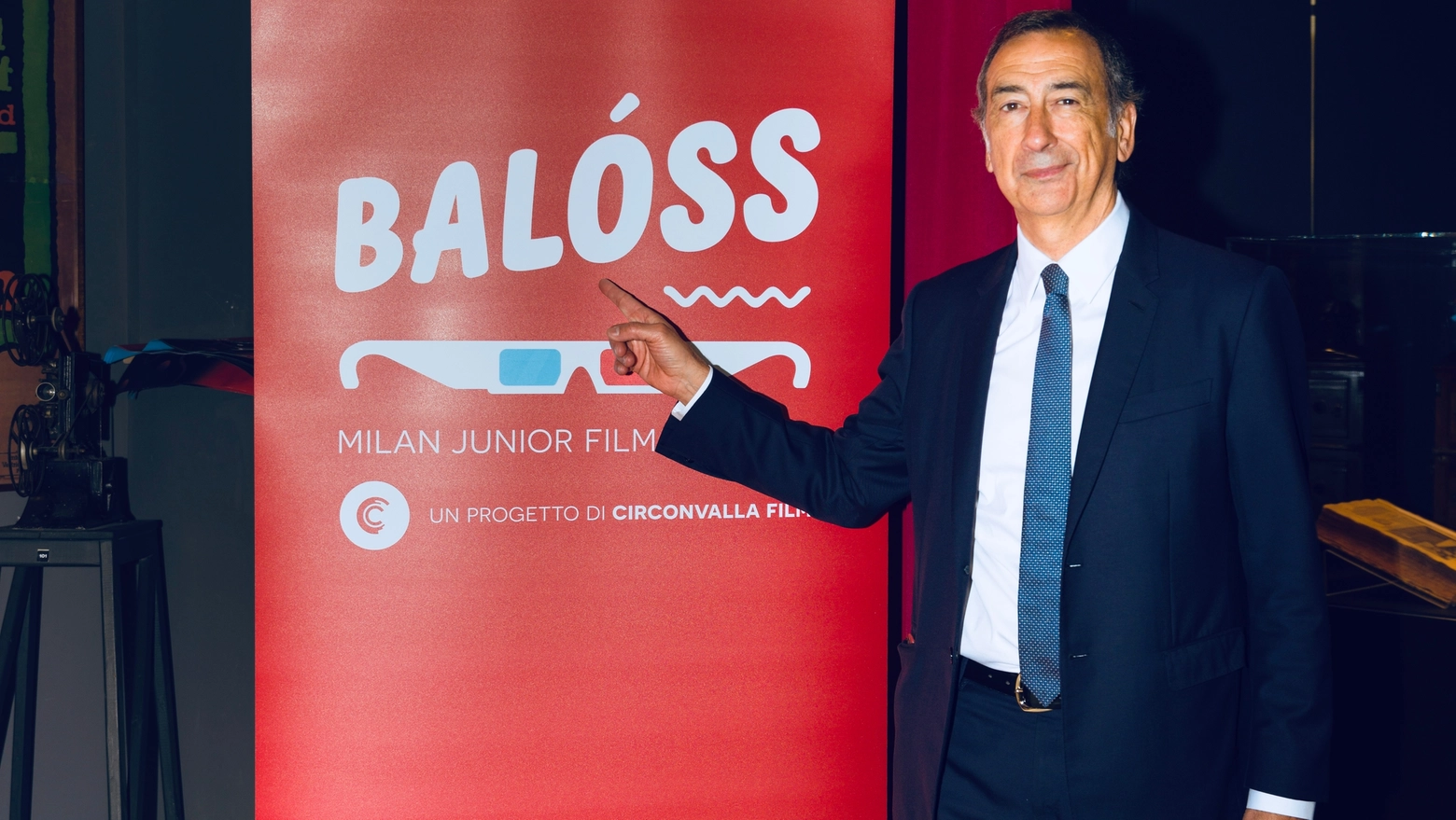 Il sindaco Beppe Sala al Baloss Milan Junior Film Festival