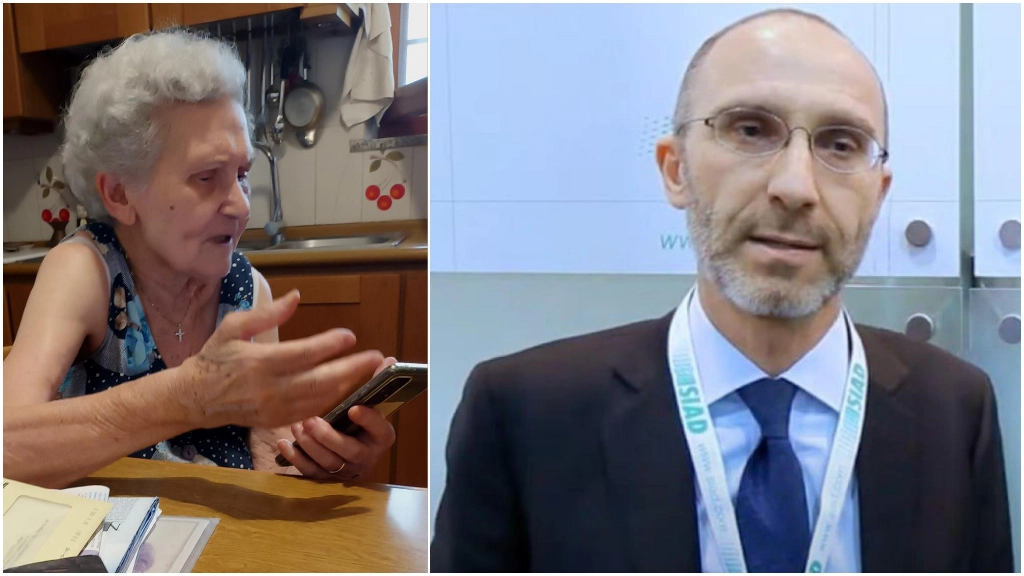 Stefano Guidotti (a destra) rapito in Russia e la mamma Luisa che vive a San Benedetto del Tronto