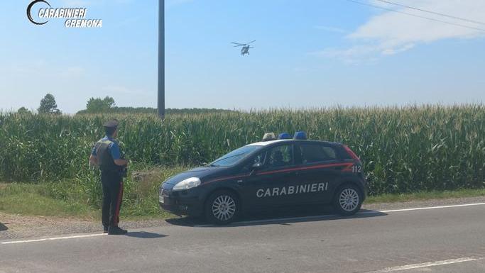 castelleone auto non si ferma all8217alt dei carabinieri e parte l inseguimento poi la fuga a piedi caccia alla banda di ladri