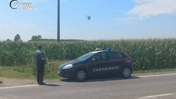 Le ricerche dei fuggitivi da parte dei carabinieri Le ricerche dei fuggitivi da parte dei carabinieri