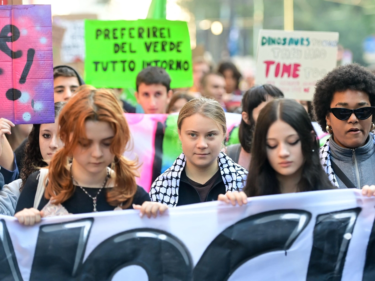 In corteo per Fridays for Future