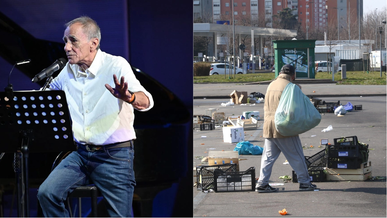 Roberto Vecchioni e la povertà a Milano Roberto Vecchioni e la povertà a Milano