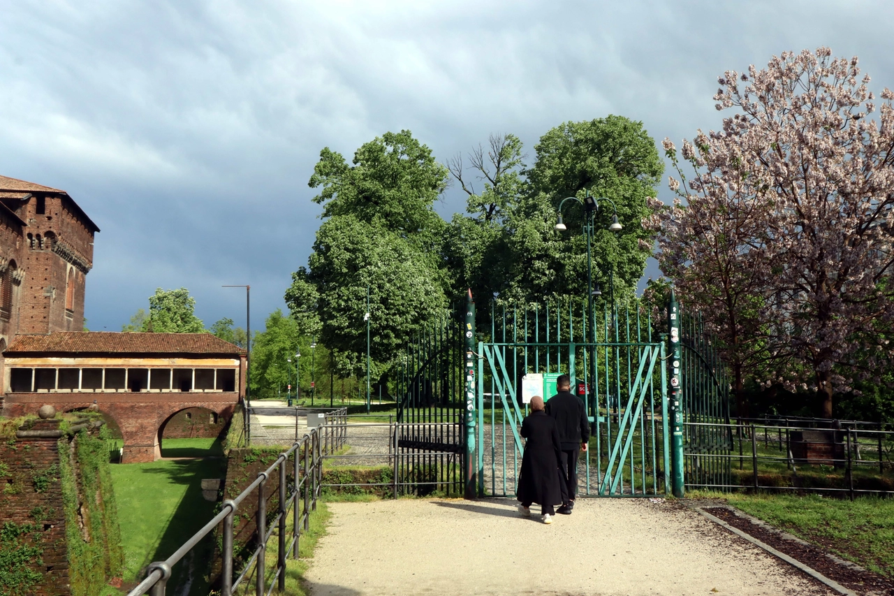 L'ingresso del Parco Sempione di Milano