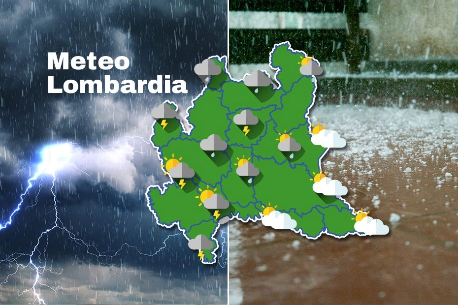 Meteo Milano e Lombardia: il maltempo spazza via il caldo. Ma c'è il rischio grandinate