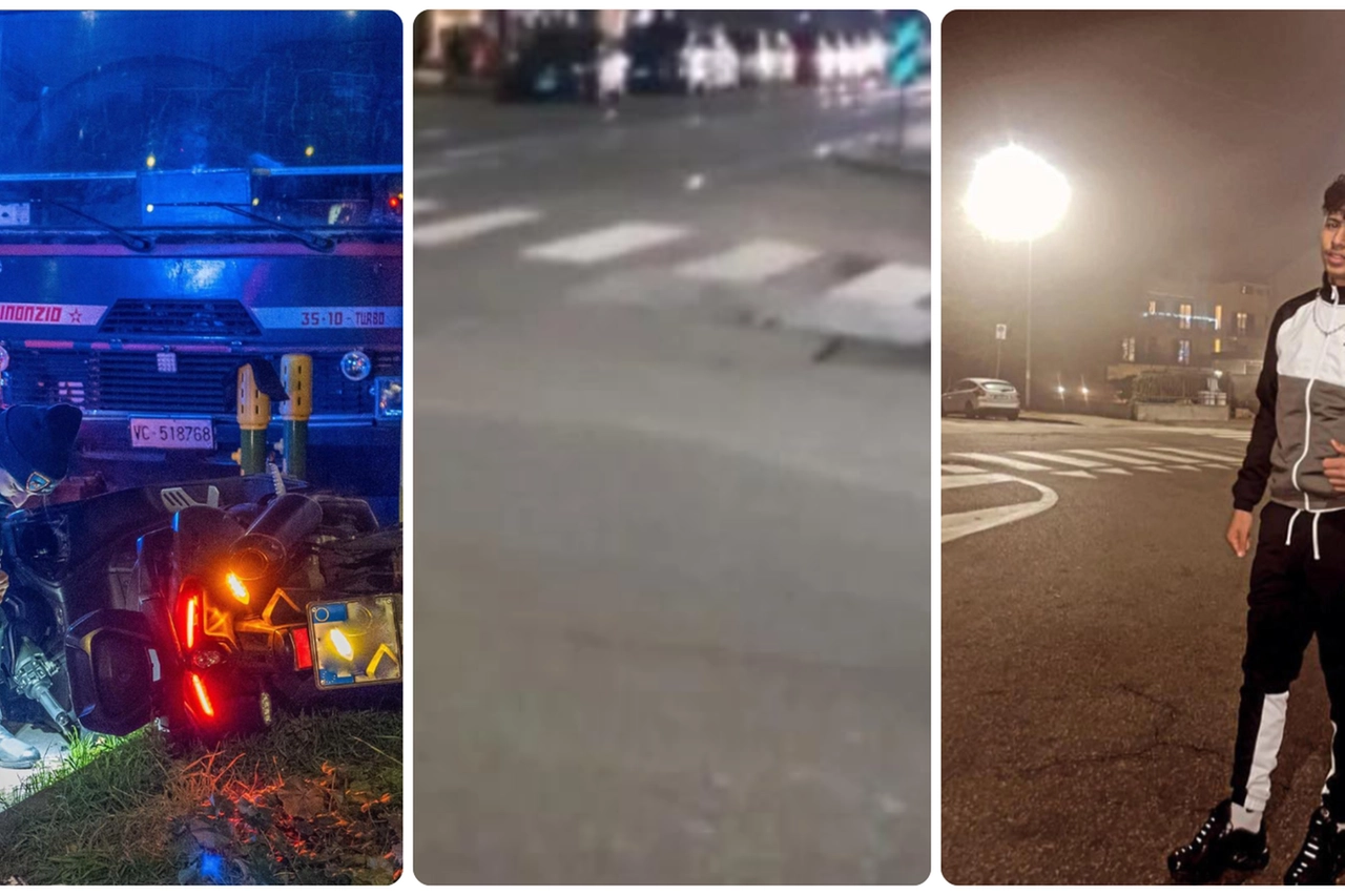 Al centro l'unico frame (Agi) rimasto del video girato dal testimone sull'incidente costato la vita a Ramy Elgaml, dopo l'inseguimento con un'auto dei carabinieri. Le immagini sarebbero state rimosse dal telefonino su ordine dei militari