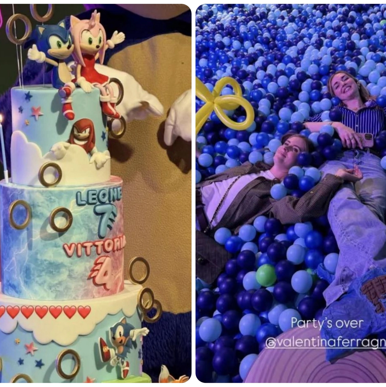 La festa di compleanno per Leone e Vittoria (Foto Instagram Valentina Ferragni)
