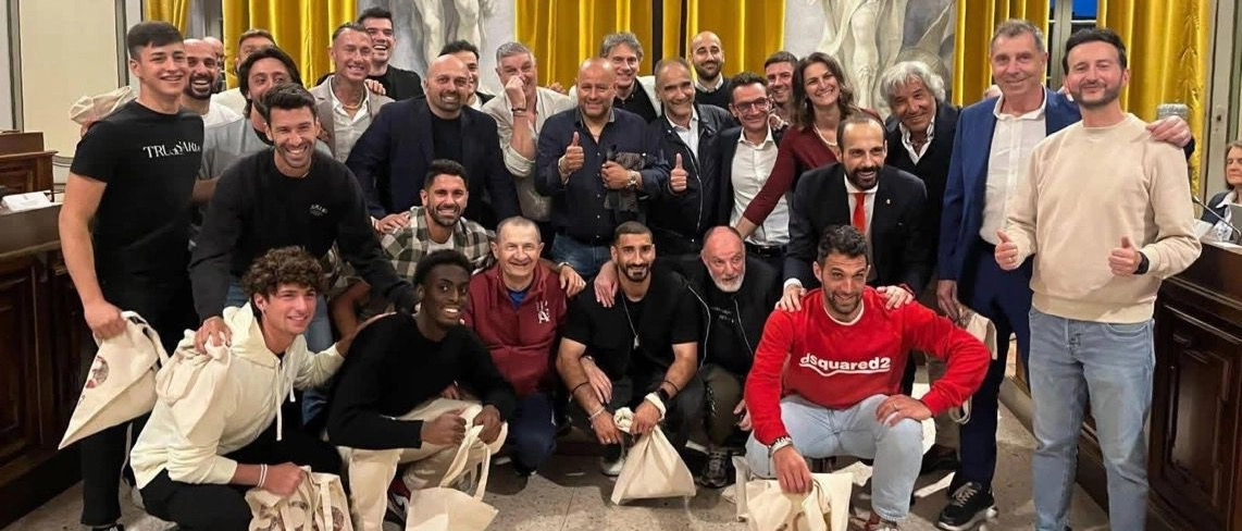 Il Pavia calcio torna in serie D, la festa in Consiglio comunale