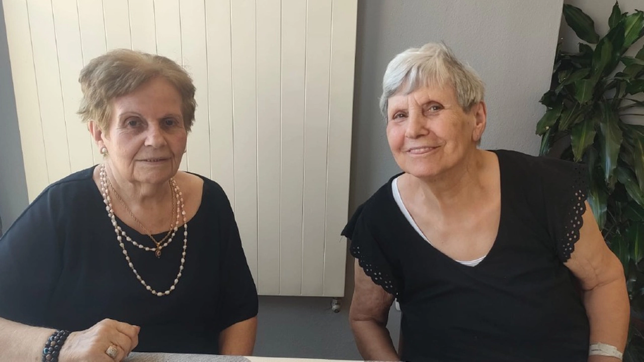 Da sinistra, Luigia Concas di 84 anni ed Erminia Bernardini di 79 Da sinistra, Luigia Concas di 84 anni ed Erminia Bernardini di 79
