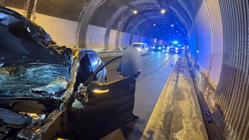 L'incidente in galleria