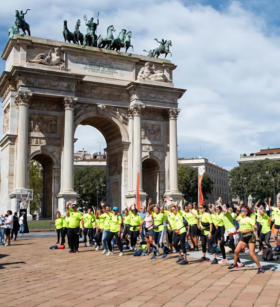 Arco della Pace. Tra fitness e benessere