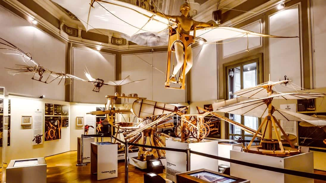 Una delle sale del museo Leonardo3 Una delle sale del museo Leonardo3