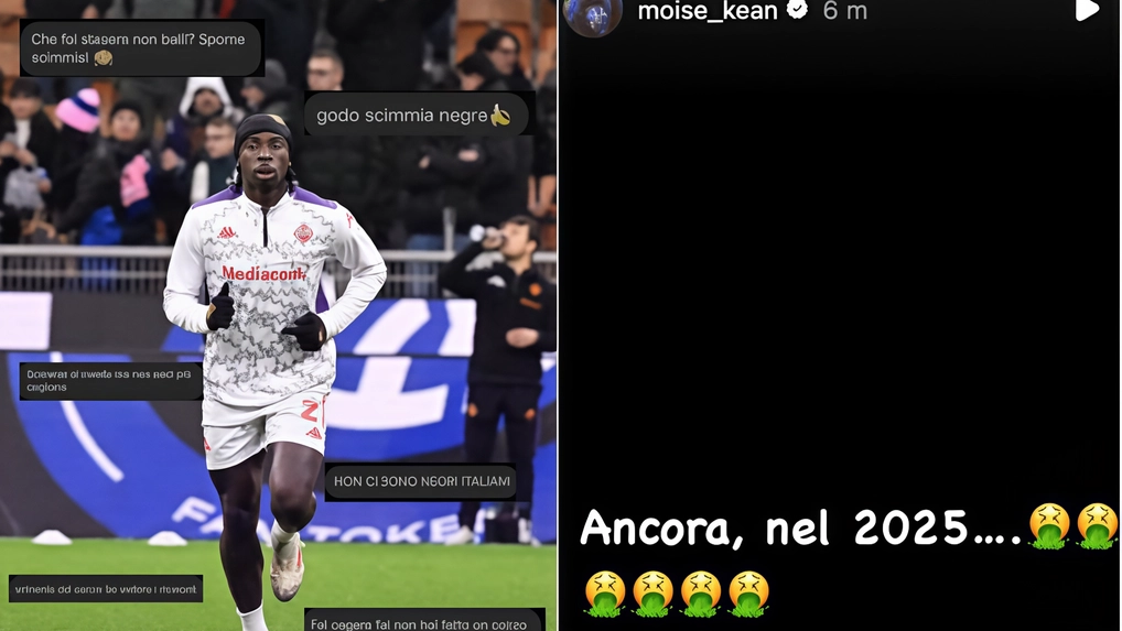 L’attaccante della Fiorentina Moise Kean ricoperto di insulti razzisti sui social e la sua risposta L’attaccante della Fiorentina Moise Kean ricoperto di insulti razzisti sui social e la sua risposta