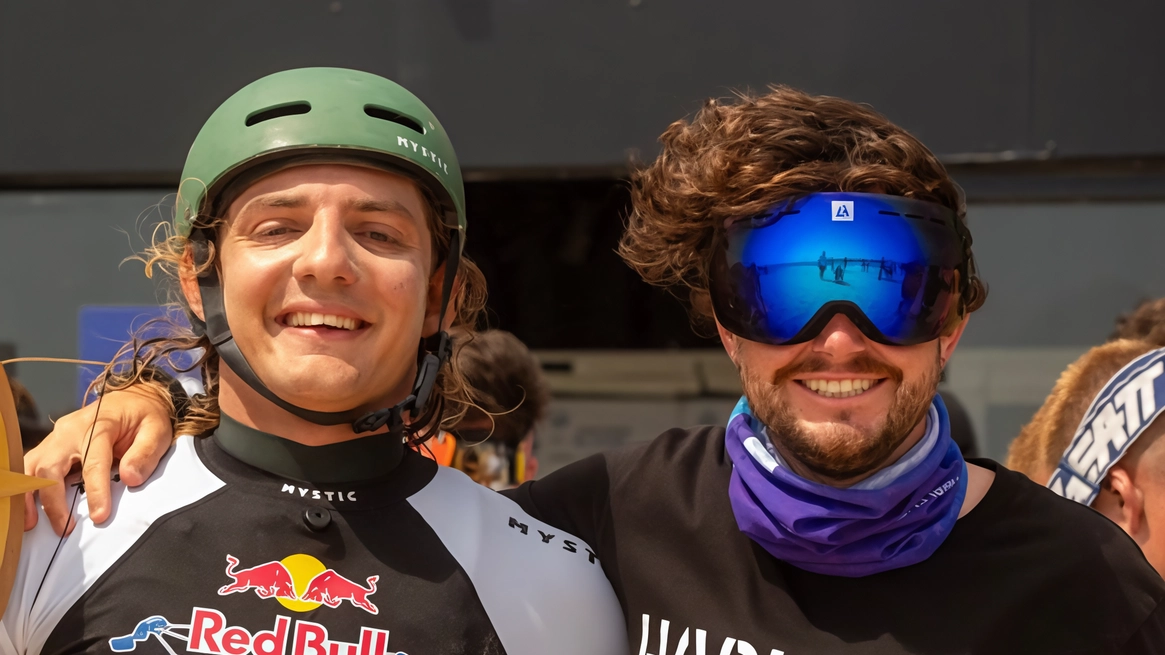 Da sinistra il campione del mondo Lorenzo Casati e il tiranese Nicholas Baruffaldi Da sinistra il campione del mondo Lorenzo Casati e il tiranese Nicholas Baruffaldi