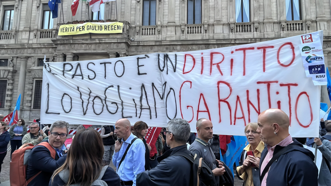 Sono rimasti senza buoni pasto cartacei circa 500 lavoratori di Palazzo Marino che soffrono di patologie alimentari e devono seguire... Sono rimasti senza buoni pasto cartacei circa 500 lavoratori di Palazzo Marino che soffrono di patologie alimentari e devono seguire...